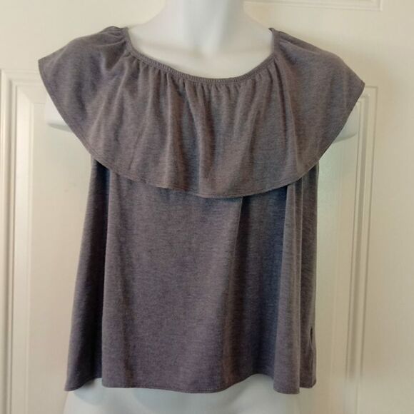 (3/$20) Old Navy heathered blue blouse - Picture 1 of 7